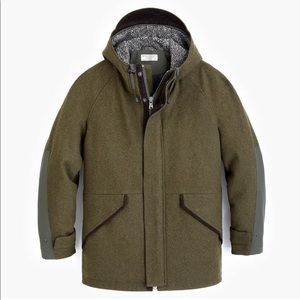 J.CREW x Wallace & Barnes Wool and down jacket